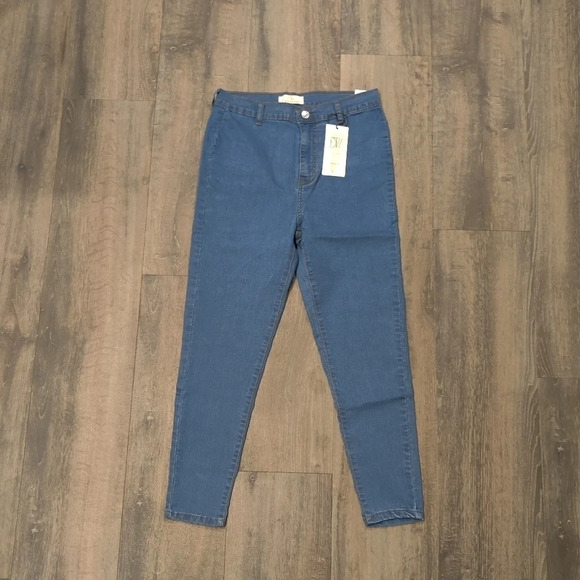 *NWT* ASOS Don't Think Twice Chloe High Waist Disco Skinny Jean - Picture 4 of 7